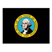 Sello del estado de Washington Postales