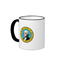 Sello del estado de Washington Tazas