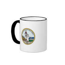 Sello del estado del distrito de Columbia Tazas