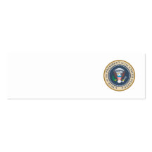 sello del Presidente de los Estados Unidos de Amer Tarjetas De Negocios