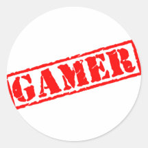 Sello del videojugador etiqueta