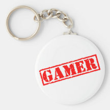 Sello del videojugador llavero personalizado