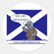 Sello Escocia Pegatina