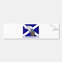 Sello Escocia Pegatina De Parachoque
