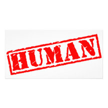 Sello humano tarjetas fotograficas personalizadas