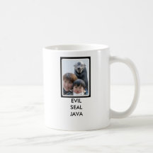 Sello malvado Java Tazas