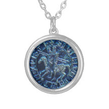 Sello medieval de los caballeros Templar Joyería
