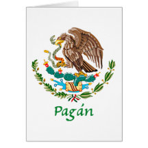 Sello nacional mexicano de Pagán Felicitaciones