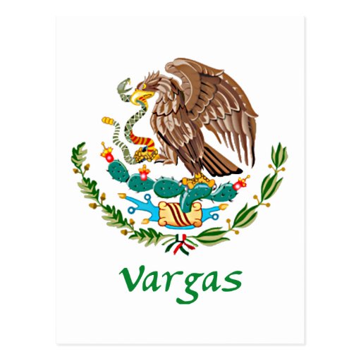 Sello nacional mexicano de Vargas Postal