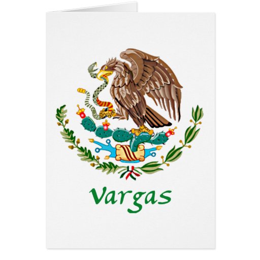 Sello nacional mexicano de Vargas Tarjeton