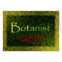 Selva del día de padre del botánico felicitacion 