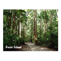 selva tropical del fraser postales