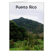 Selva tropical puertorriqueña felicitacion 