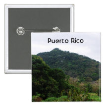 Selva tropical puertorriqueña pin