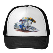 Semi camión con Sleepercab Gorras