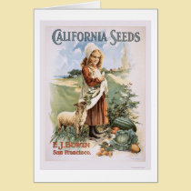 Semillas de California tarjetas