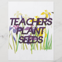 SEMILLAS DE LA PLANTA DEL PROFESOR TARJETAS INFORMATIVAS