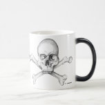 Semper Fi - Cráneo y bandera pirata Tazas De Café