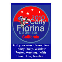 Senador 2010 de Fiorina Invitation Invitacion Personal