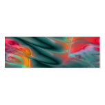 Señal colorida de Swirly Plantilla De Tarjeta Personal