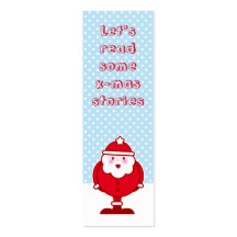Señal de Kawaii Santa Tarjeta De Visita