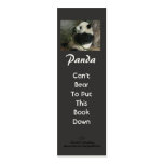 Señal de la panda tarjetas de visita