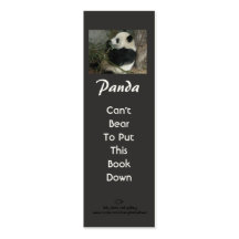 Señal de la panda tarjetas de visita