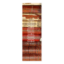 Señal de los aficionados a los libros tarjeta de visita