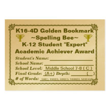 Señal de oro de K16-4D ~Spelling el JR hola 100ct  Plantillas De Tarjeta De Negocio