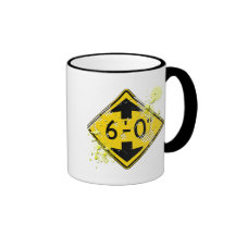 SEÑAL DE TRÁFICO DE LA LIQUIDACIÓN DE 6 PIES TAZA DE CAFÉ