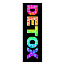 Señal del Detox Plantilla De Tarjeta De Negocio