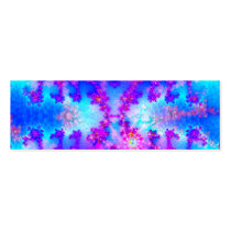 Señal del fractal de la acuarela tarjetas de negocio