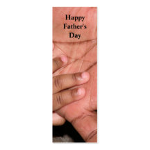 Señal feliz del día de padre tarjetas personales