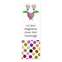 Señal hermosa de los rosas del lunar tarjeta de visita