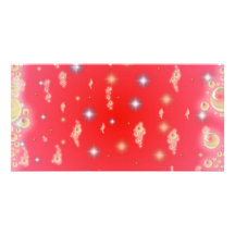 Señal roja abstracta de la chispa tarjetas personales con fotos