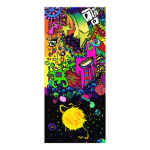Señal Trippy del cielo Tarjetas Publicitarias A Todo Color