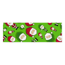 Señal verde de Papá Noel Tarjeta De Visita