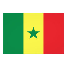 Senegal - bandera senegalesa impresión fotográfica