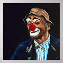 Senor Billy The Hobo Clown Poster