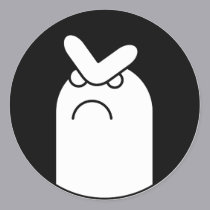 Señor Cranky Pants pegatinas