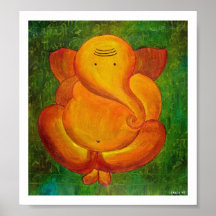 Señor Ganesha de Sinduri Poster