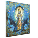 Señor Vishnu - lona envuelta Impresion De Lienzo