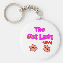 señora 1974 del gato llavero