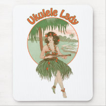 Señora #1 Mousepad del Ukulele