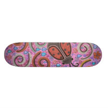 Señora afortunada Sk8ter Bug Skateboard Patineta Personalizada