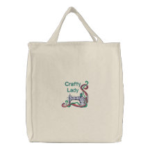 Señora astuta Sewing Bolsa De Lienzo