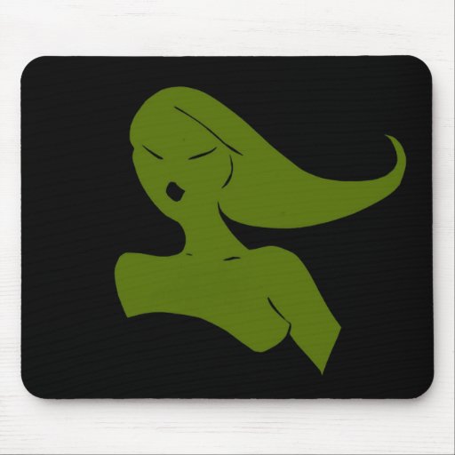Señora atractiva Mousepad Tapete De Ratón