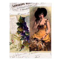 Señora bonita Streaming Thoughts del Victorian del Postales