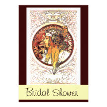 Señora Bridal Shower Invitation de Mucha Anuncio Personalizado
