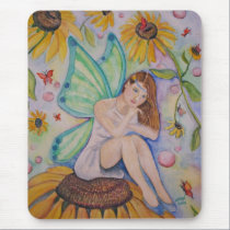 Señora Butterfly alfombrillas de raton 